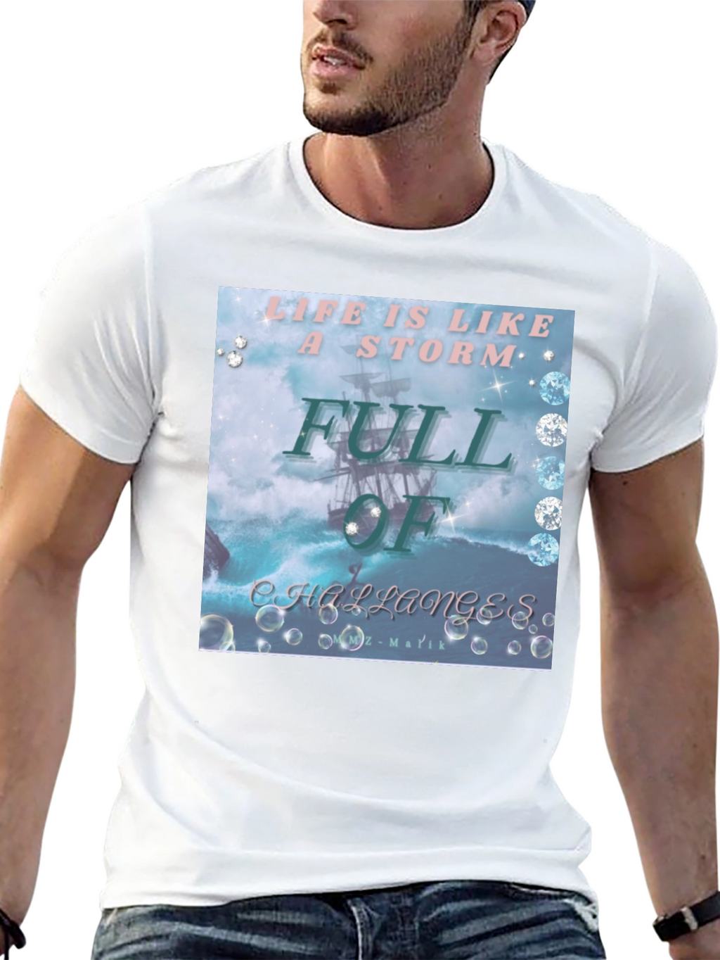Life is Like a Storm Graphic T-Shirt