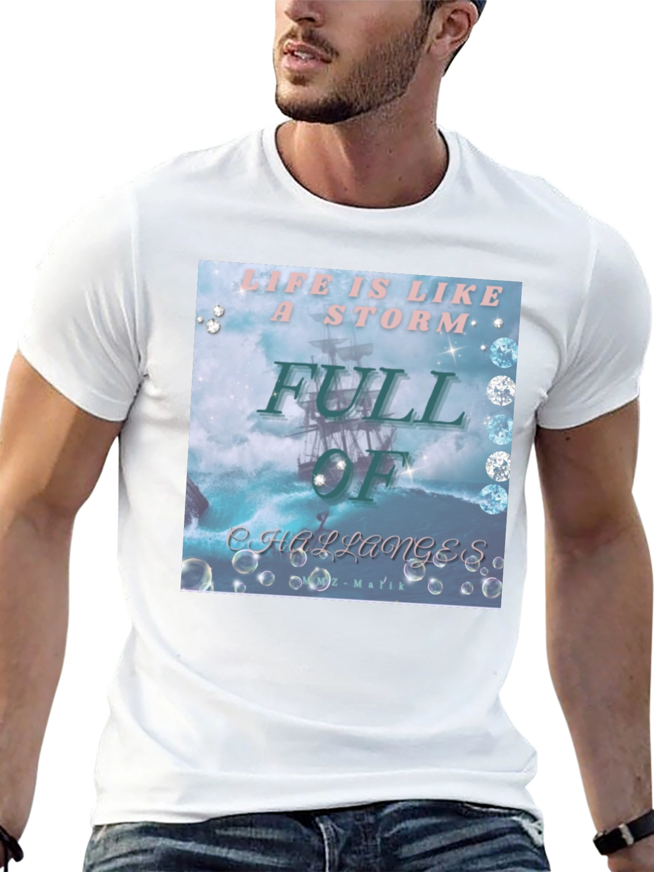 Life is Like a Storm Graphic T-Shirt