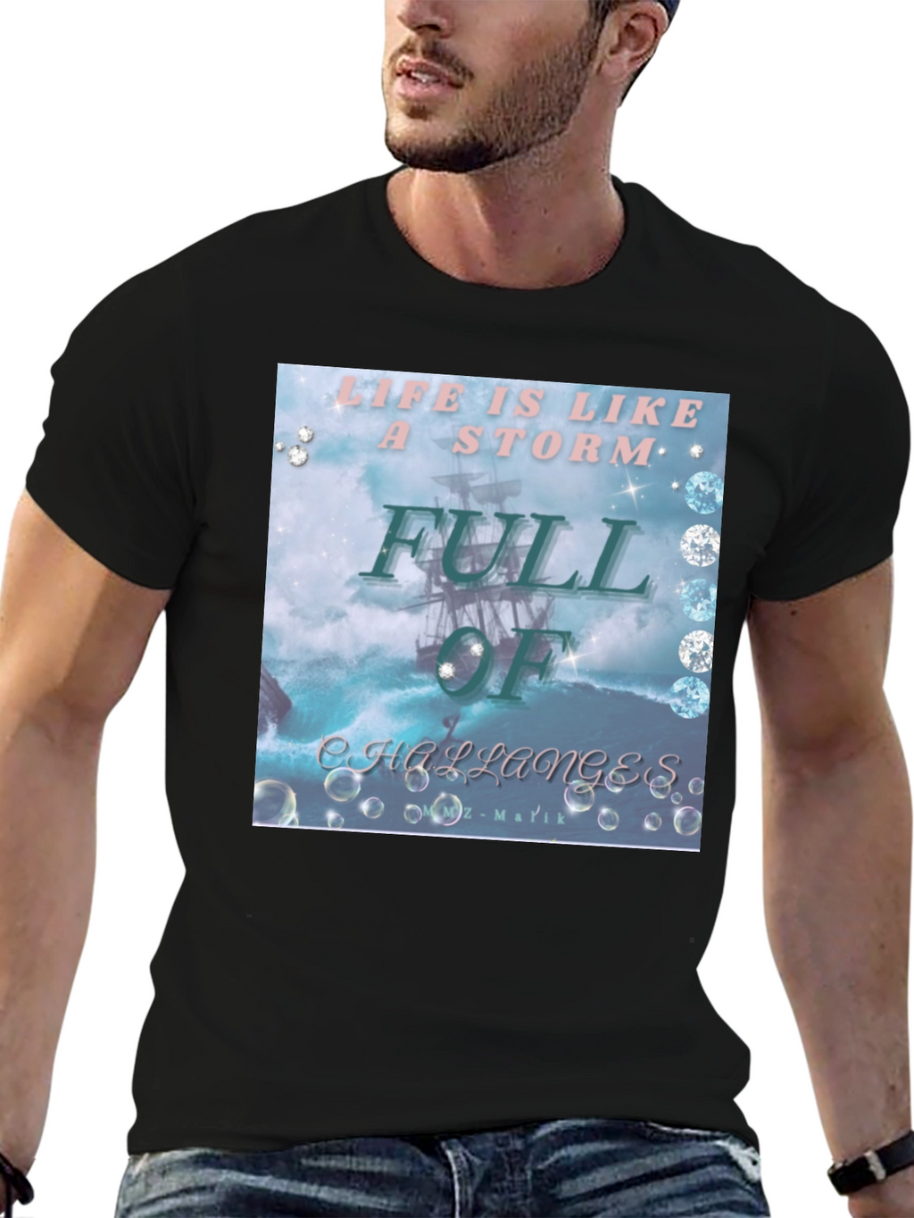 Life is Like a Storm Graphic T-Shirt
