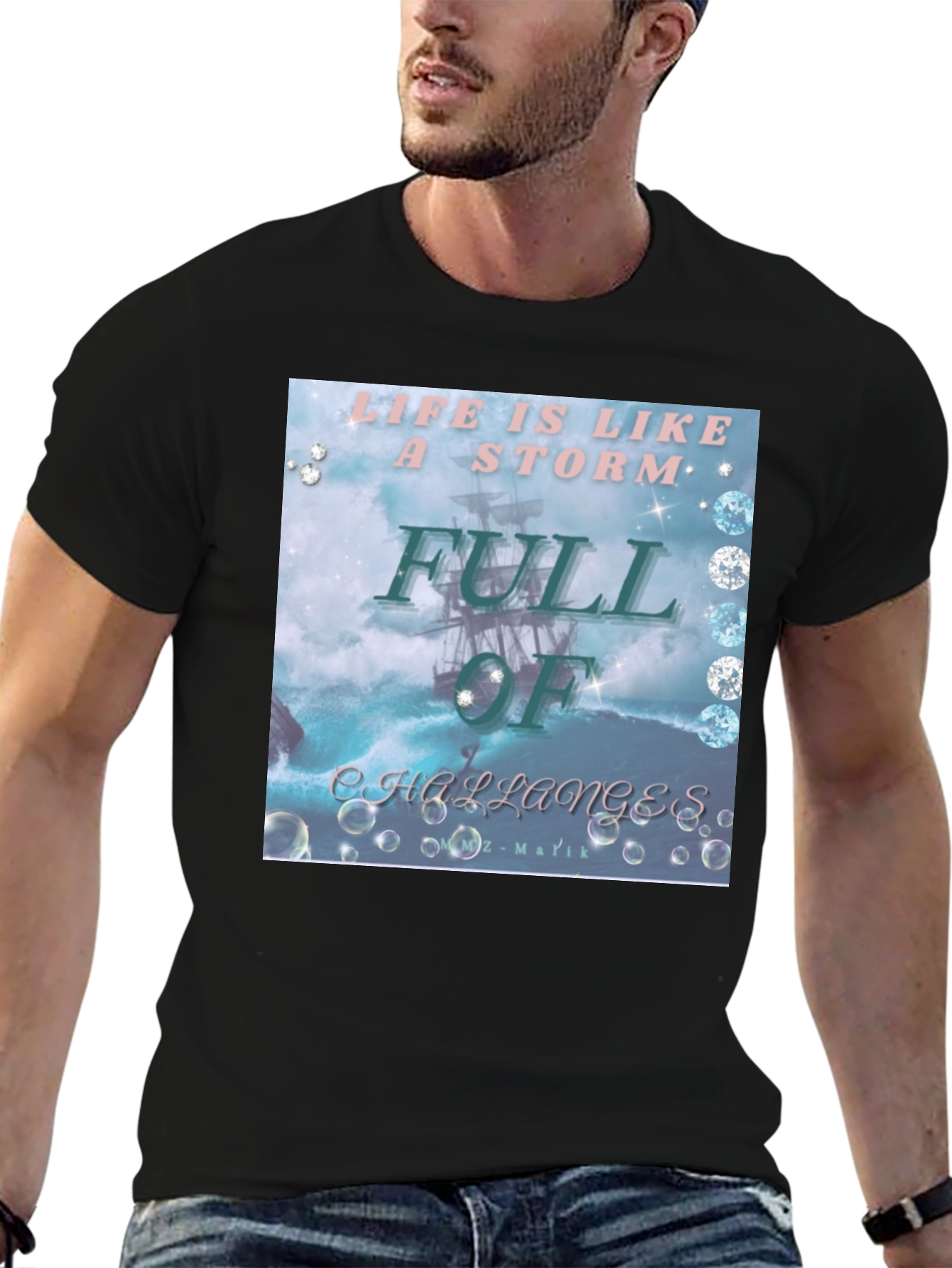 Life is Like a Storm Graphic T-Shirt