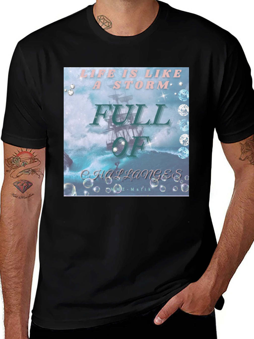 Life is Like a Storm Graphic T-Shirt