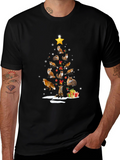 Fox Christmas Tree T-Shirt - Holiday Novelty Tee