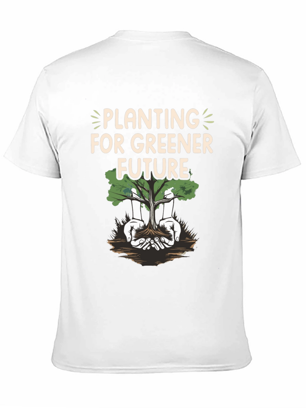 Planting for Greener Future Graphic T-Shirt