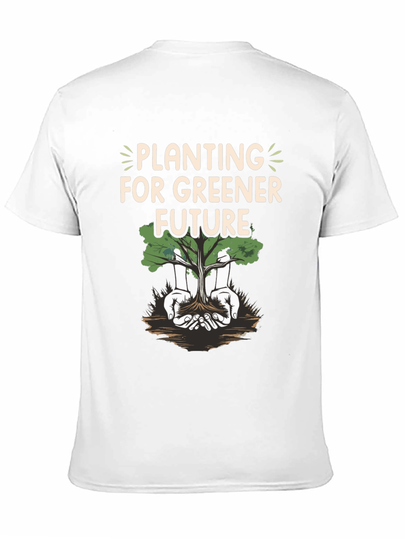 Planting for Greener Future Graphic T-Shirt