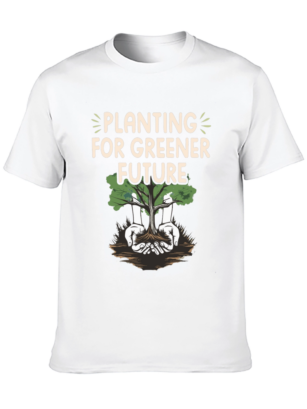 Planting for Greener Future Graphic T-Shirt