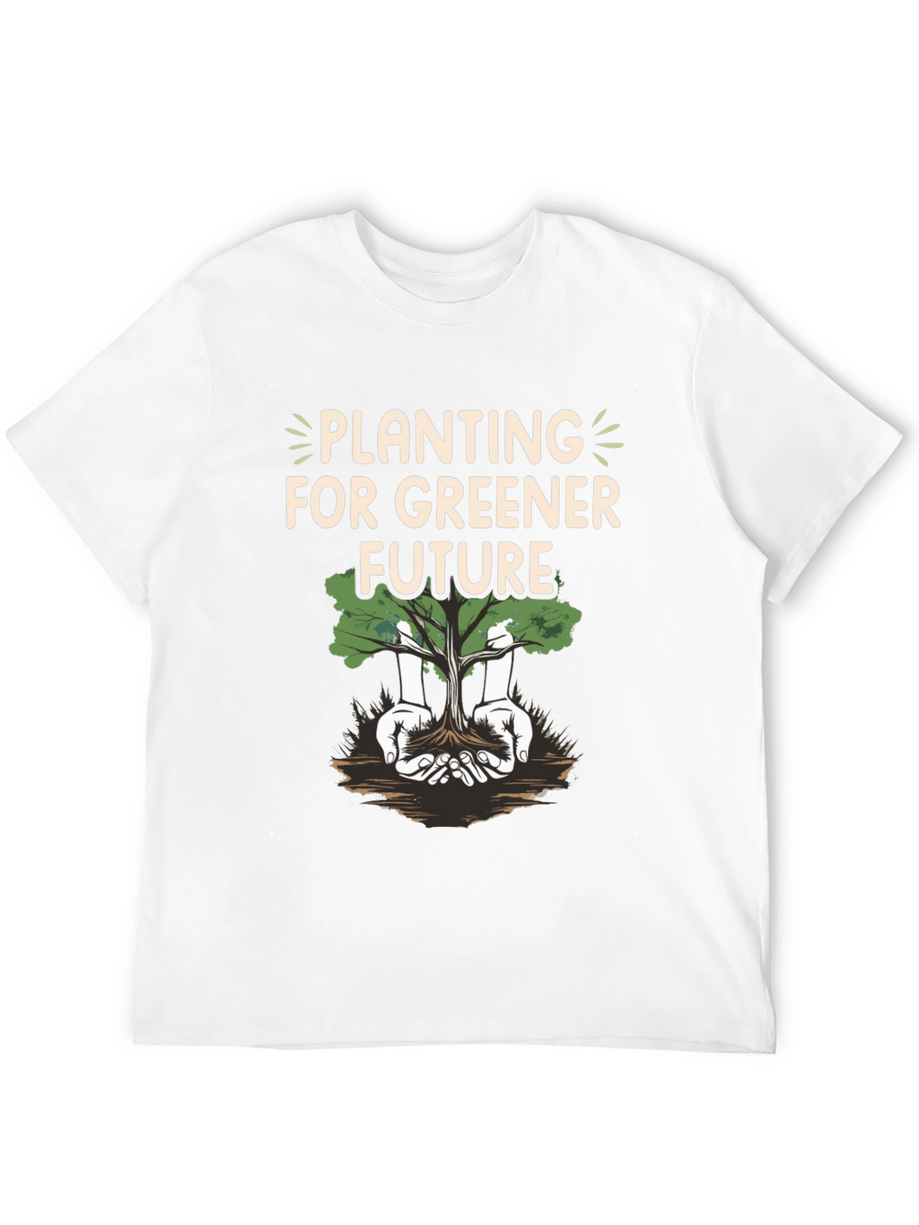 Planting for Greener Future Graphic T-Shirt