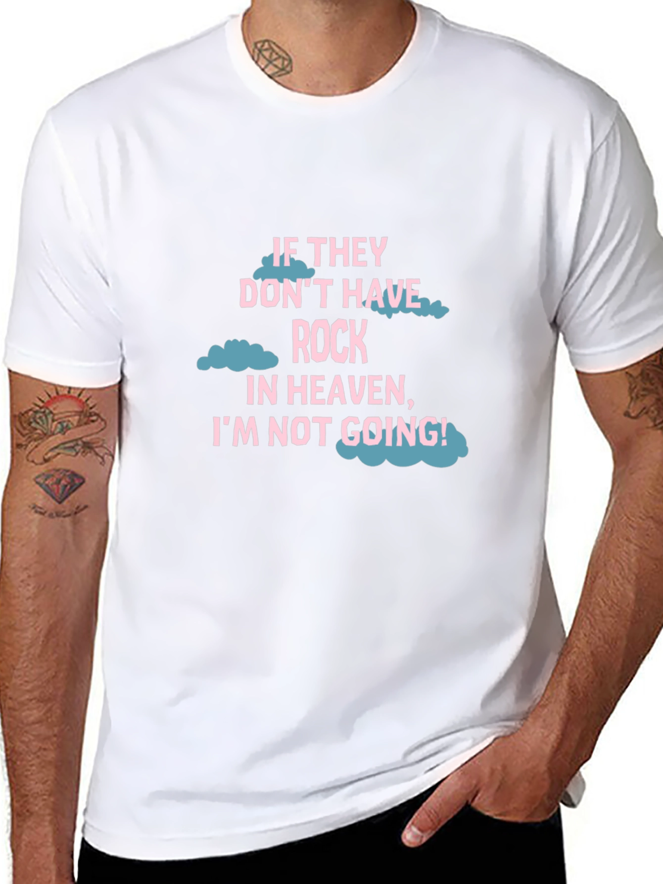 Rock In Heaven Funny T-Shirt