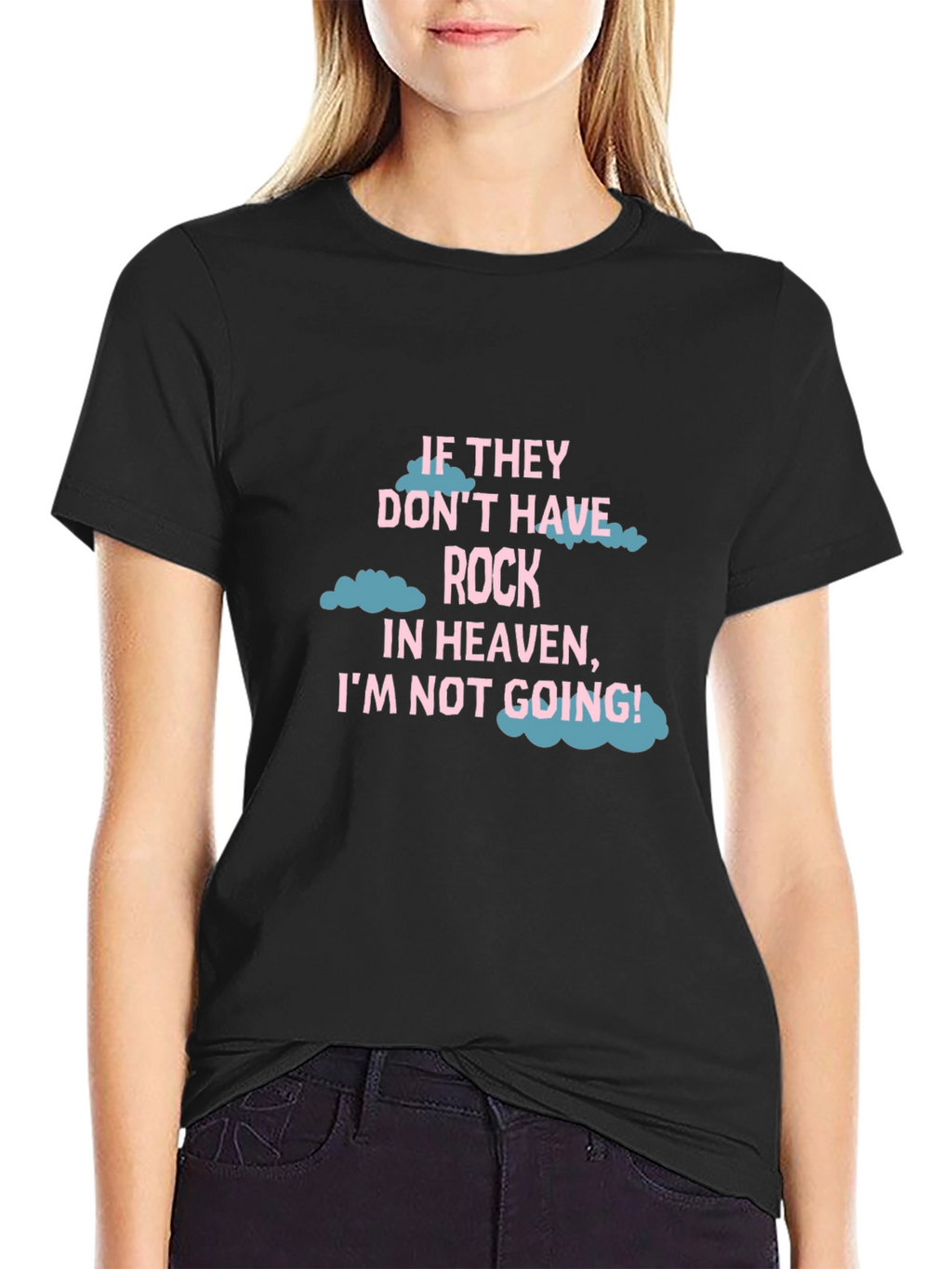 Rock In Heaven Funny T-Shirt