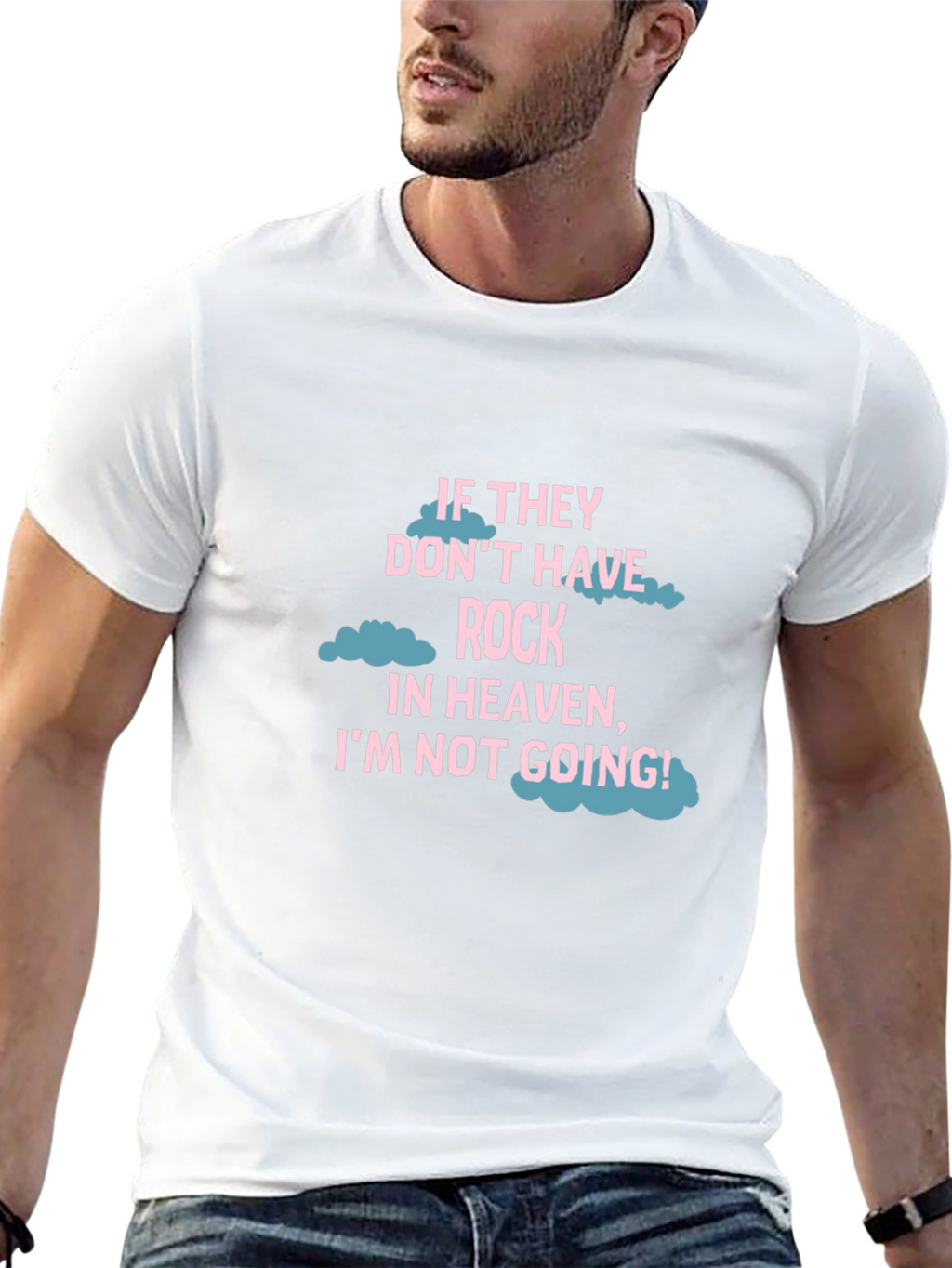 Rock In Heaven Funny T-Shirt
