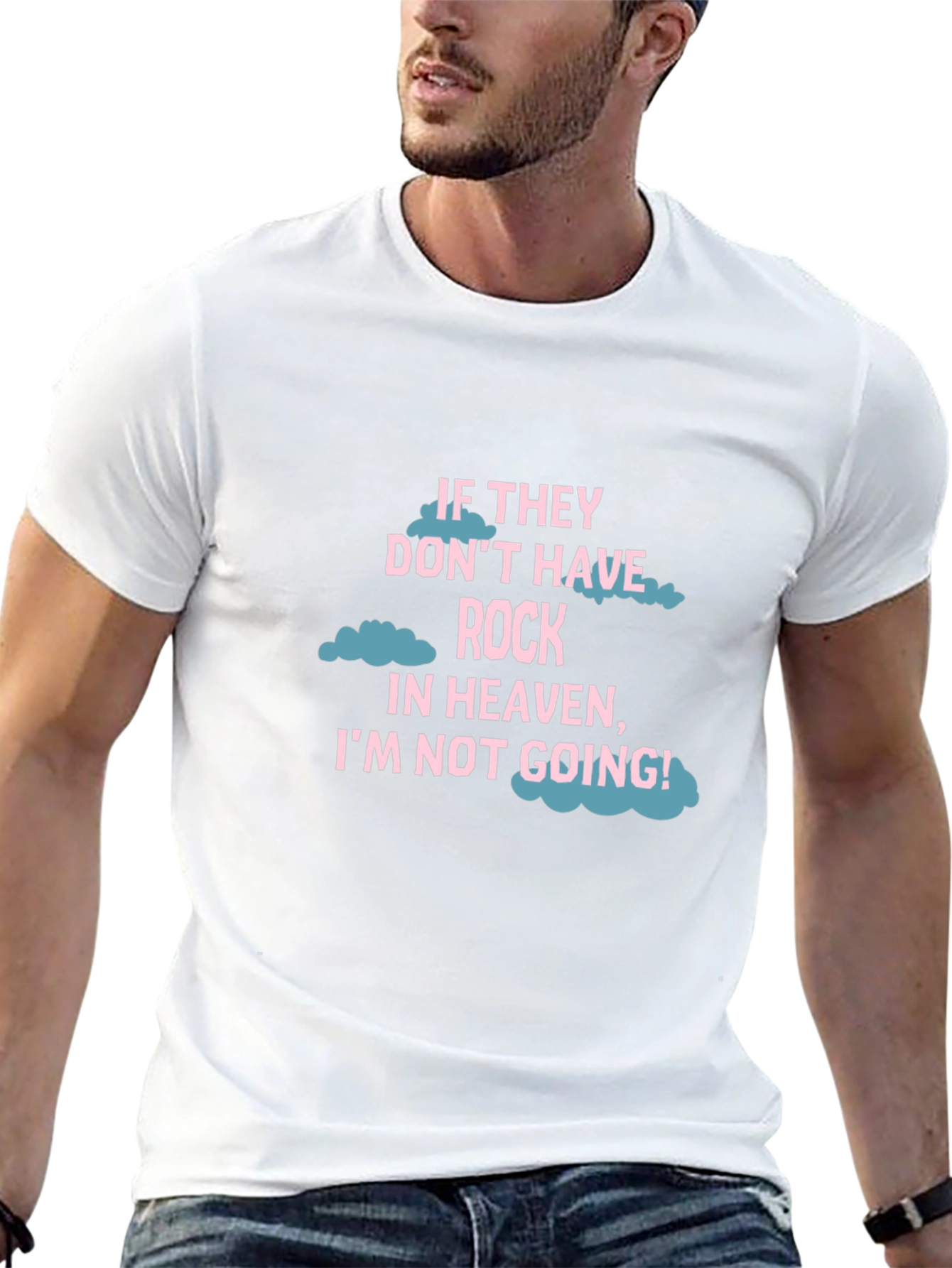 Rock In Heaven Funny T-Shirt