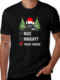 Truck Driver Christmas T-Shirt