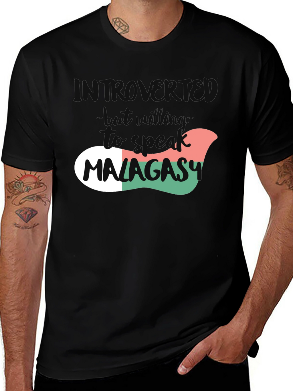 Introvert Will Speak Malagasy T-Shirt