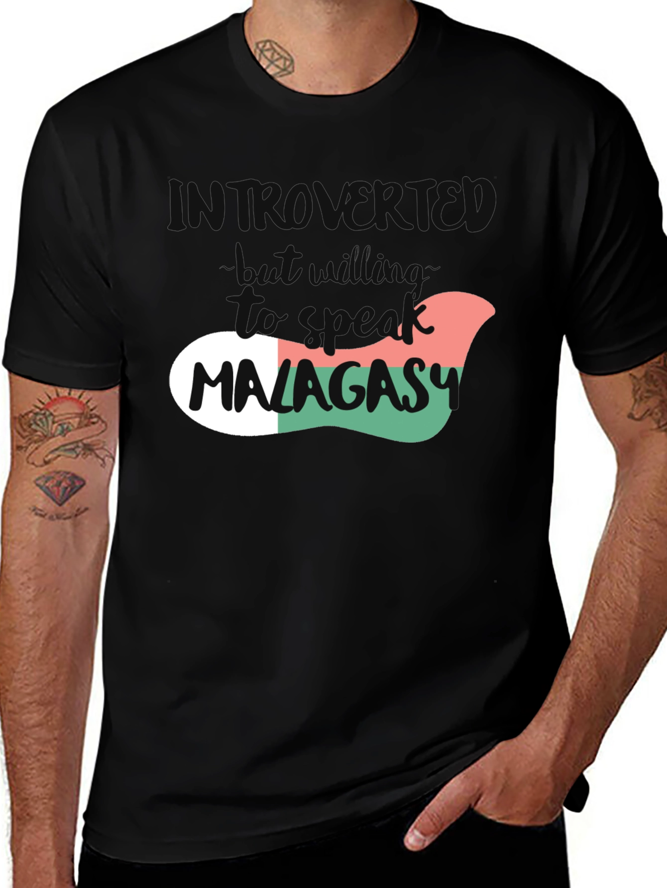 Introvert Will Speak Malagasy T-Shirt