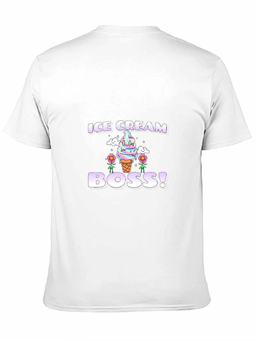 Ice Cream Boss Graphic Tee - Fun Foodie T-Shirt