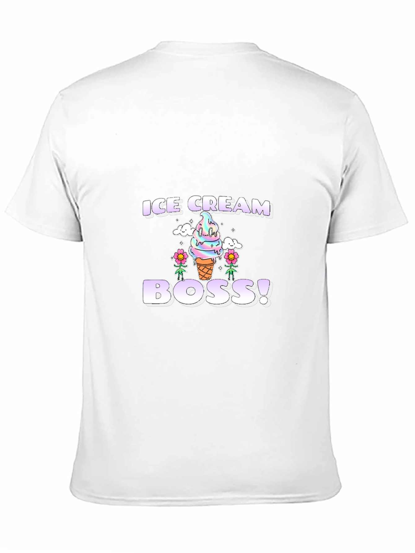 Ice Cream Boss Graphic Tee - Fun Foodie T-Shirt