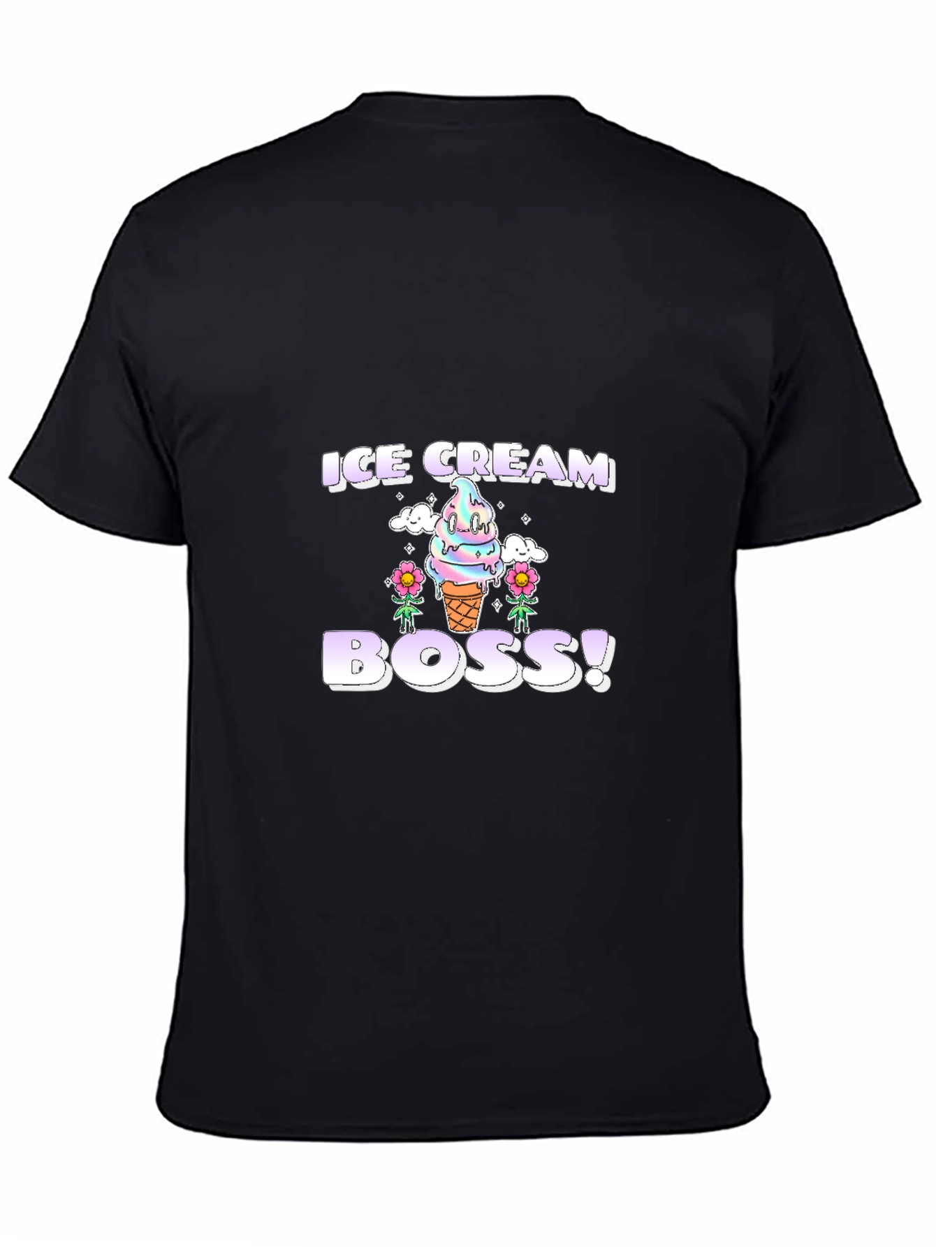 Ice Cream Boss Graphic Tee - Fun Foodie T-Shirt
