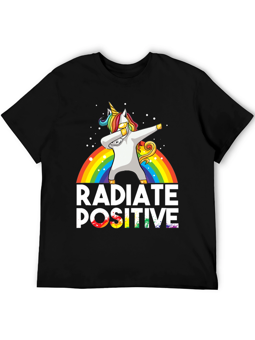 Radiate Positive Unicorn Dab T-Shirt
