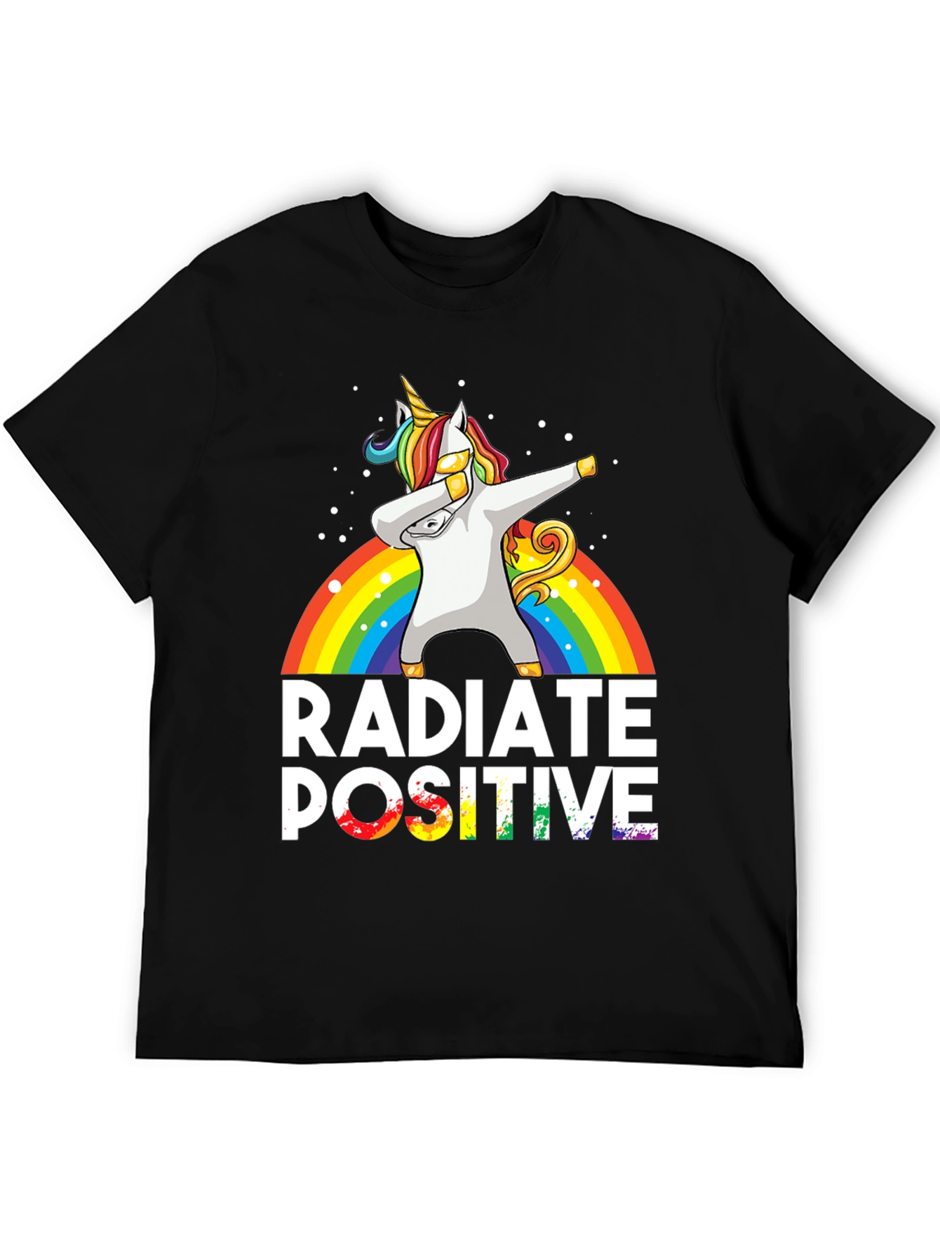 Radiate Positive Unicorn Dab T-Shirt
