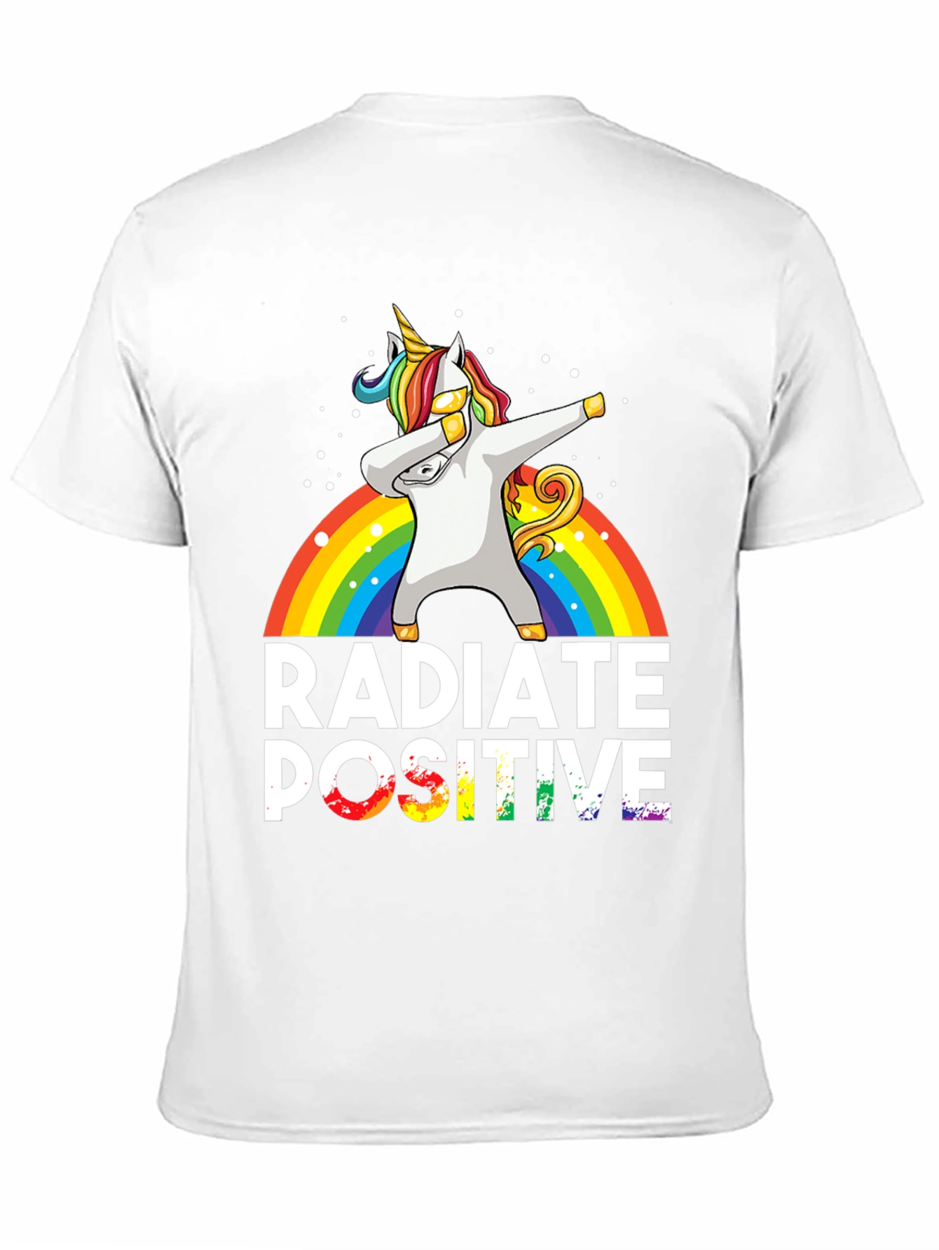 Radiate Positive Unicorn Dab T-Shirt