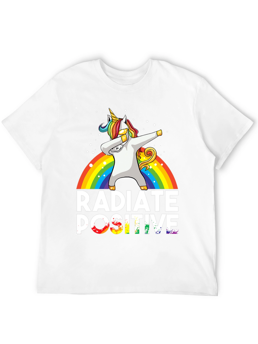 Radiate Positive Unicorn Dab T-Shirt
