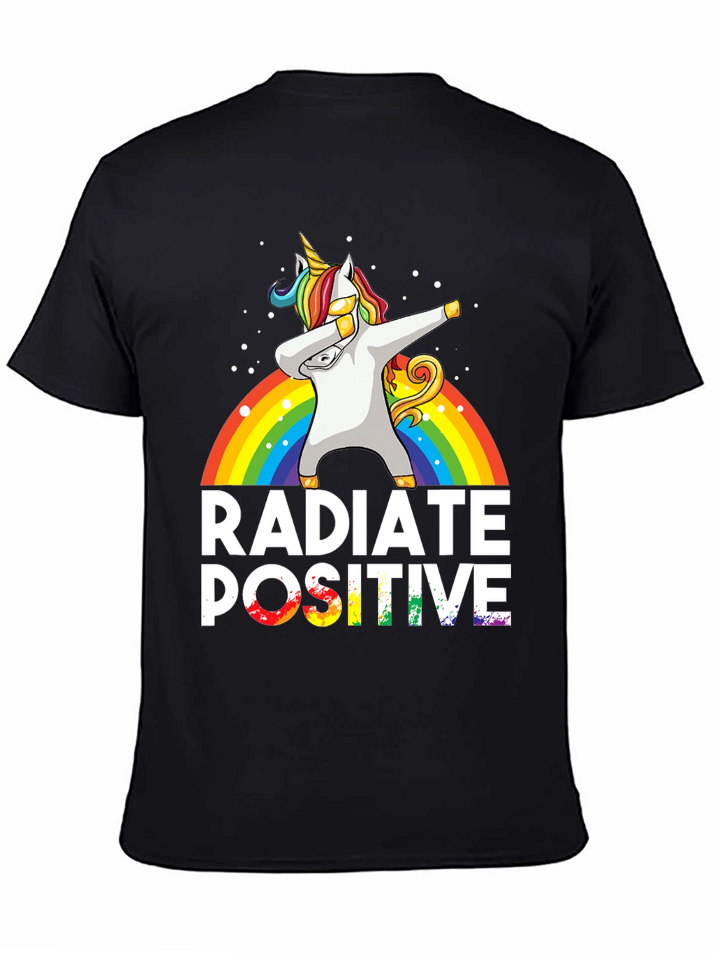 Radiate Positive Unicorn Dab T-Shirt