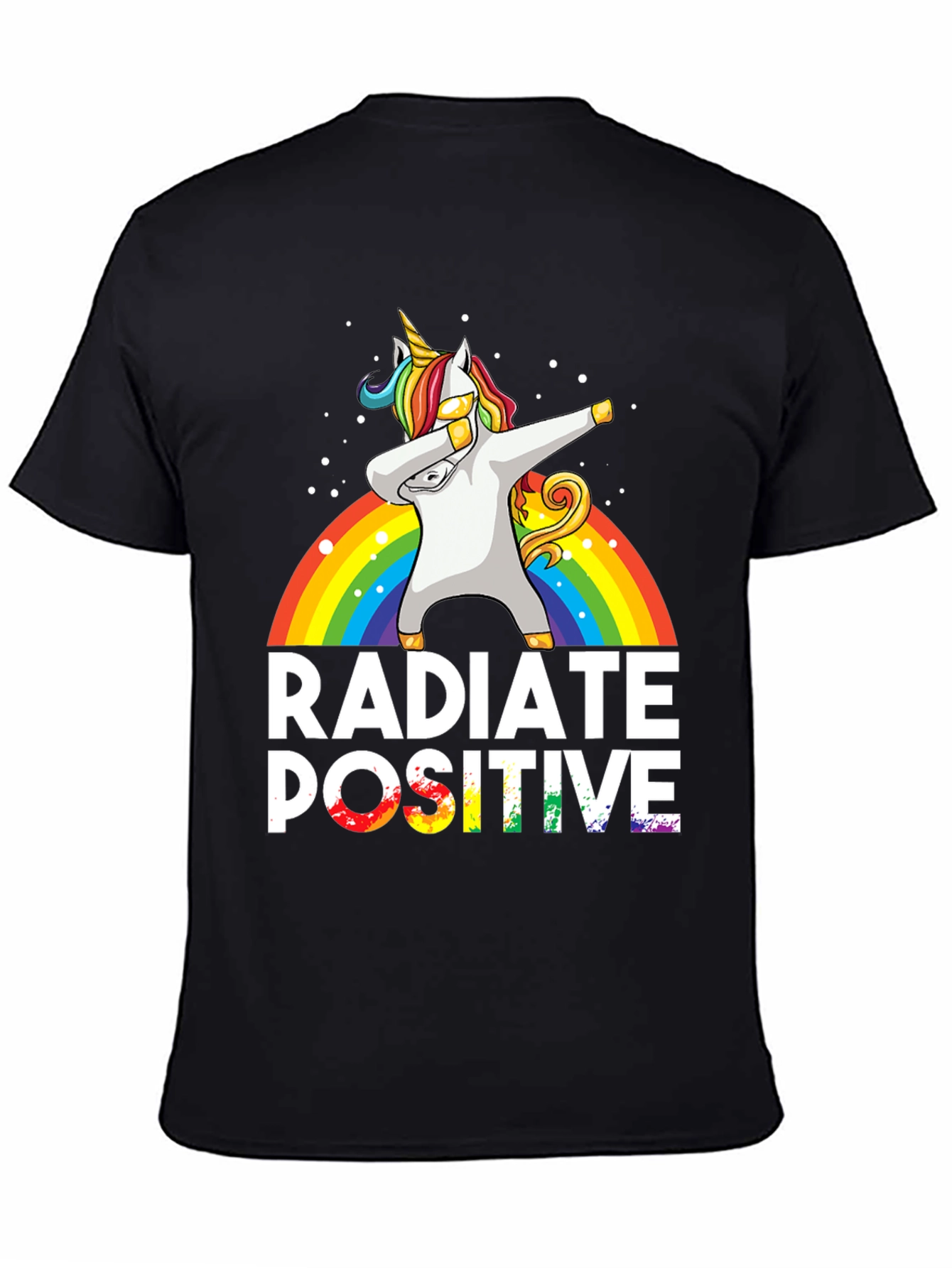 Radiate Positive Unicorn Dab T-Shirt