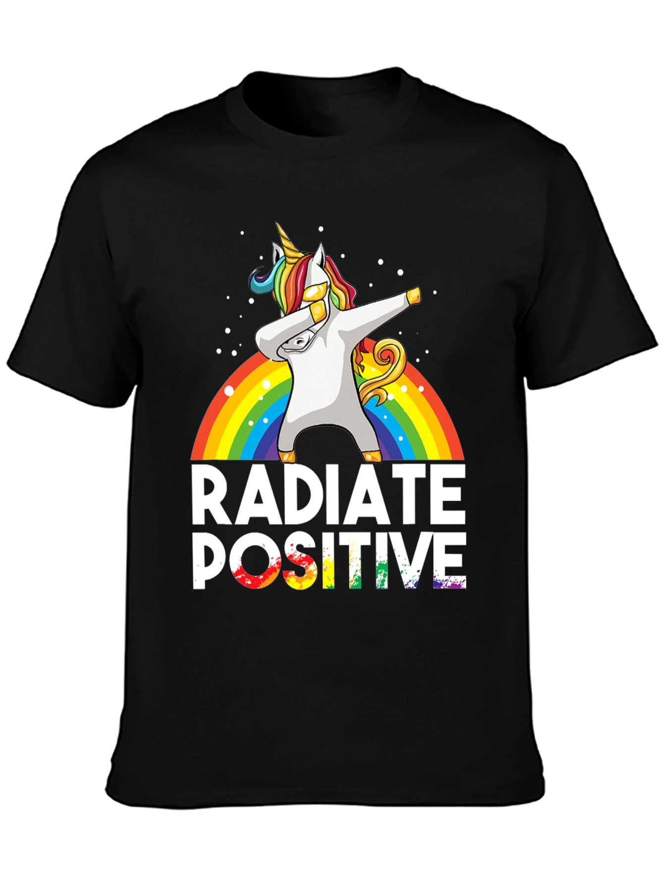Radiate Positive Unicorn Dab T-Shirt