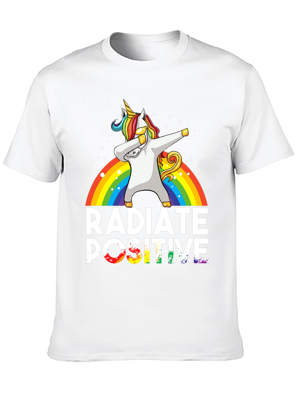 Radiate Positive Unicorn Dab T-Shirt