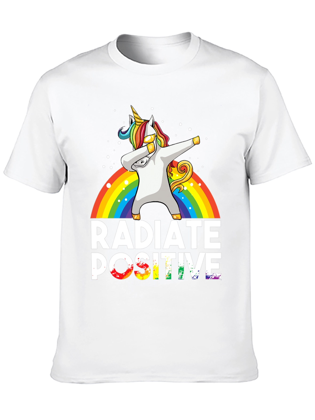 Radiate Positive Unicorn Dab T-Shirt