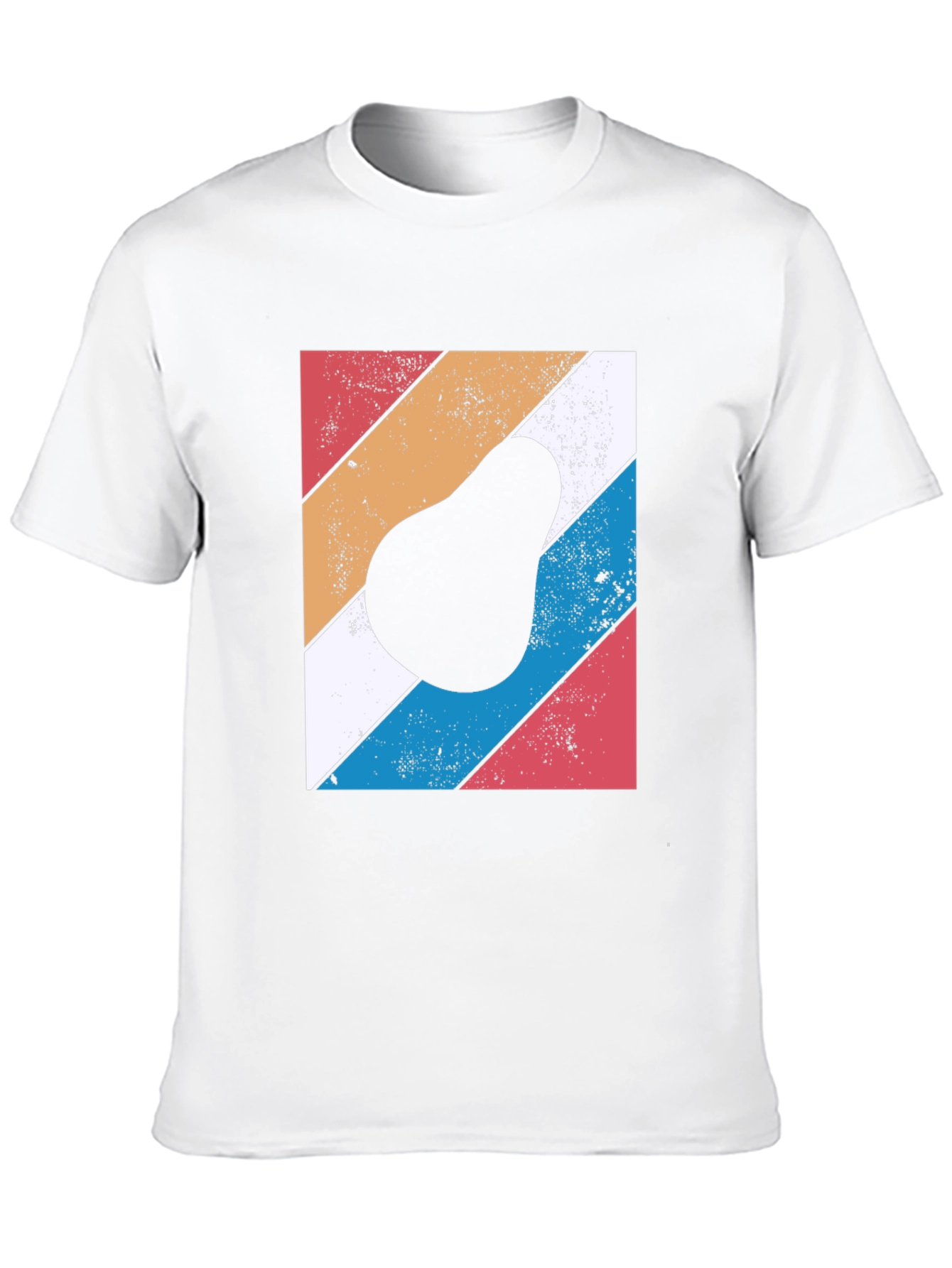 Retro Avocado Graphic Tee - Black Cotton T-Shirt
