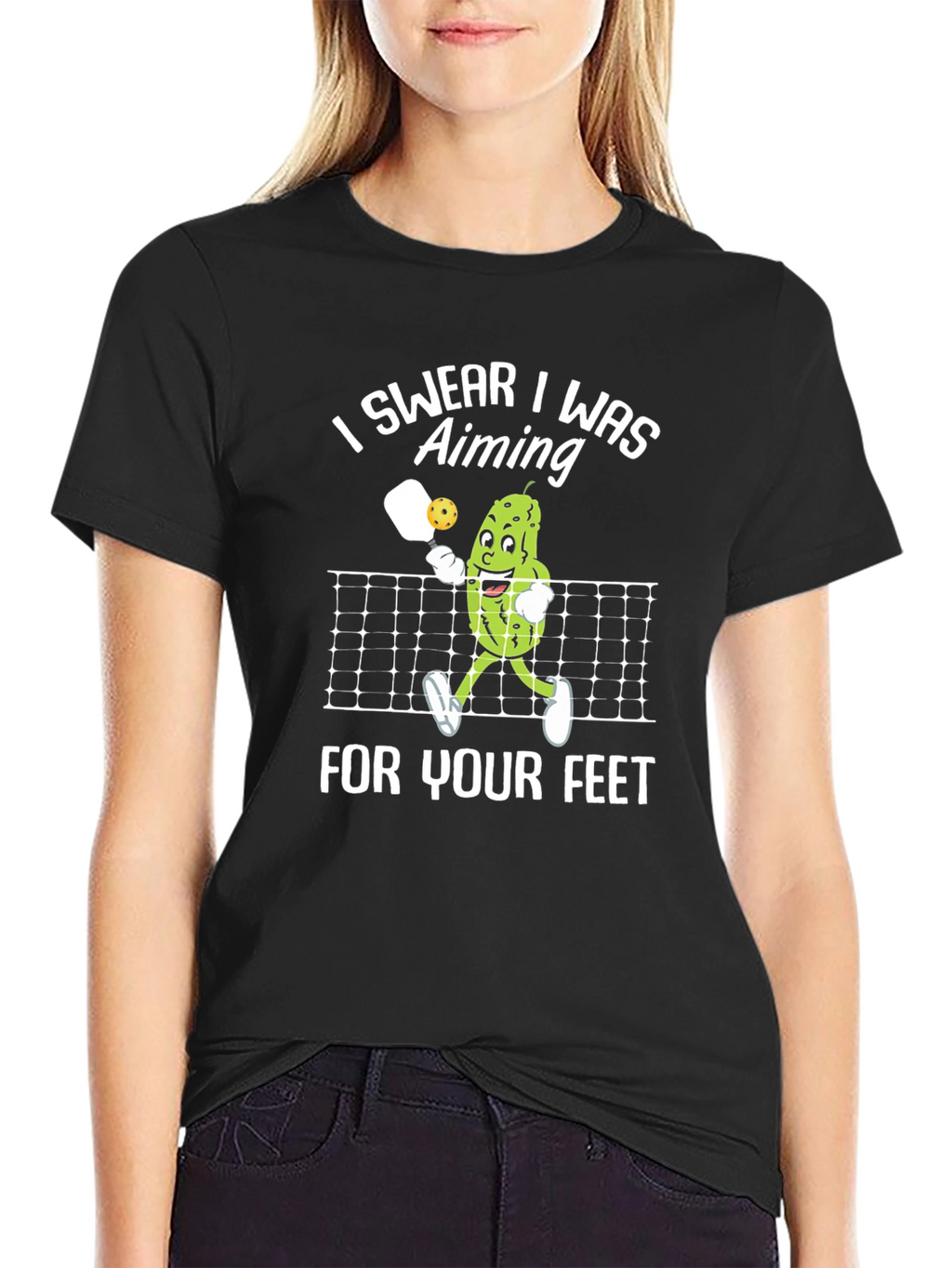 Pickleball Aiming T-Shirt: Funny Design
