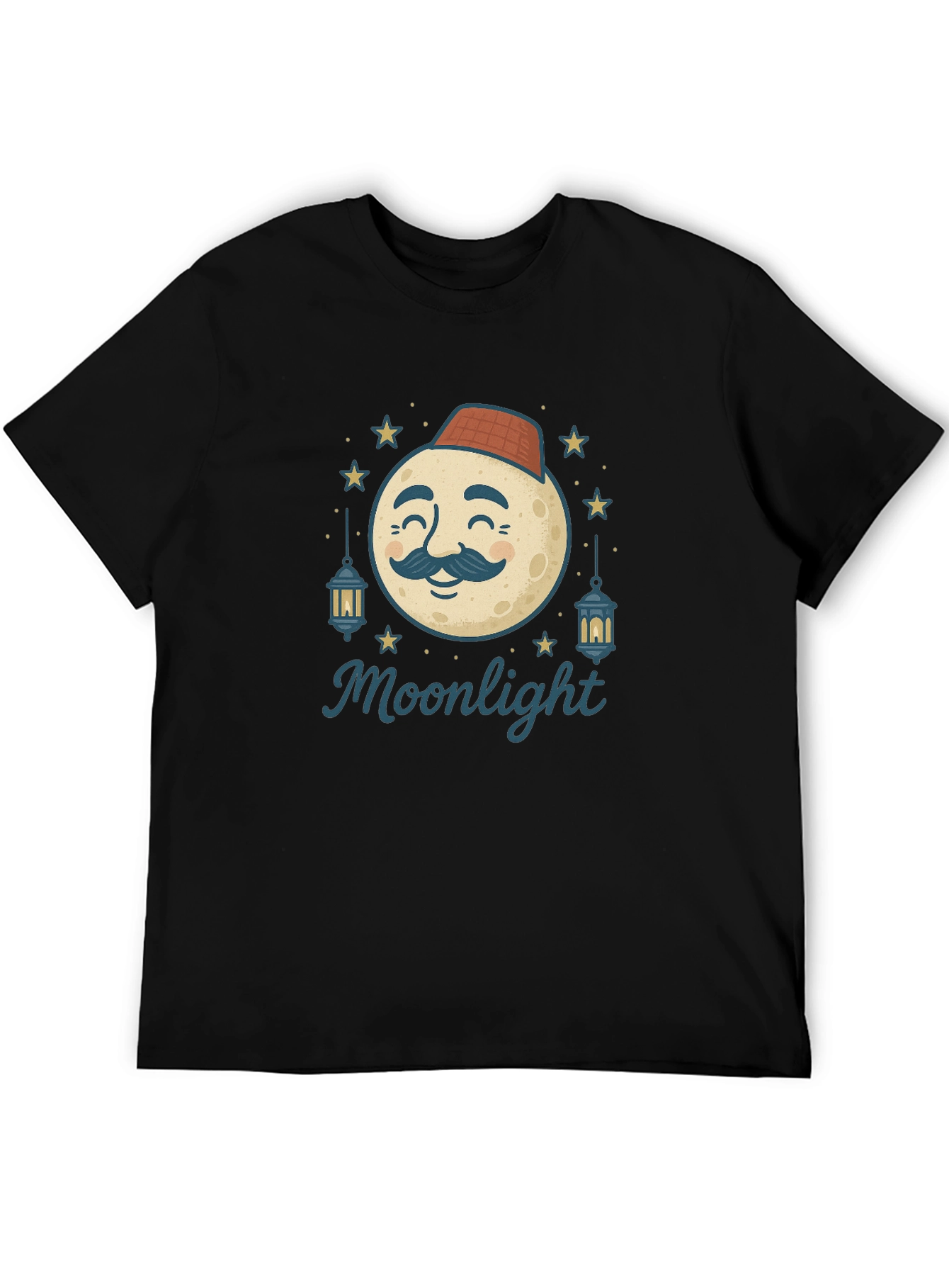 Moonlight Graphic Tee - Mens Black T-Shirt
