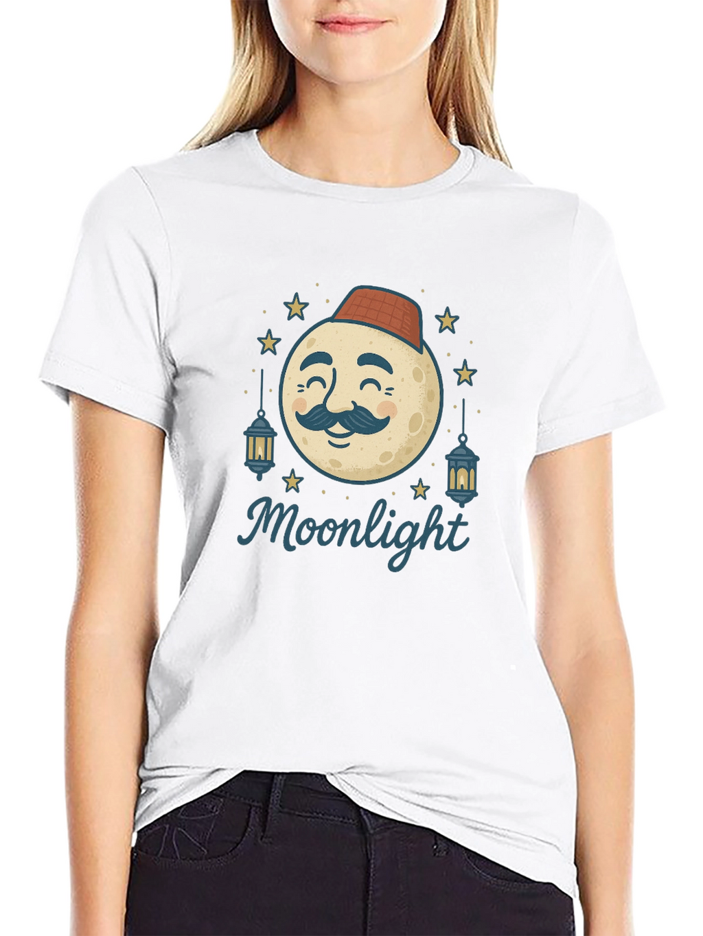 Moonlight Graphic Tee - Mens Black T-Shirt
