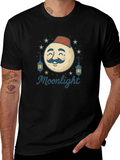Moonlight Graphic Tee - Mens Black T-Shirt
