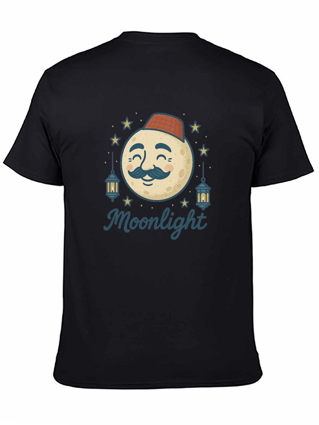 Moonlight Graphic Tee - Mens Black T-Shirt