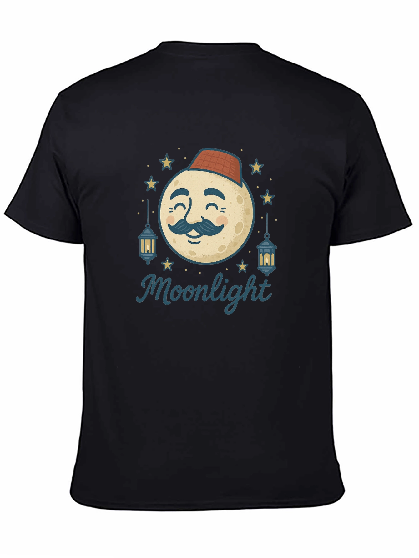 Moonlight Graphic Tee - Mens Black T-Shirt