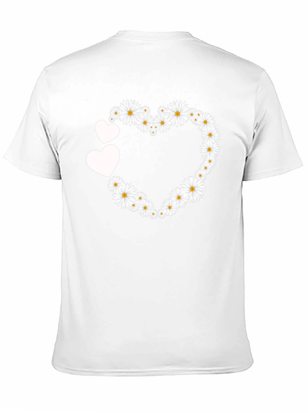 Floral Heart Tee - Cute Daisy Love T-Shirt