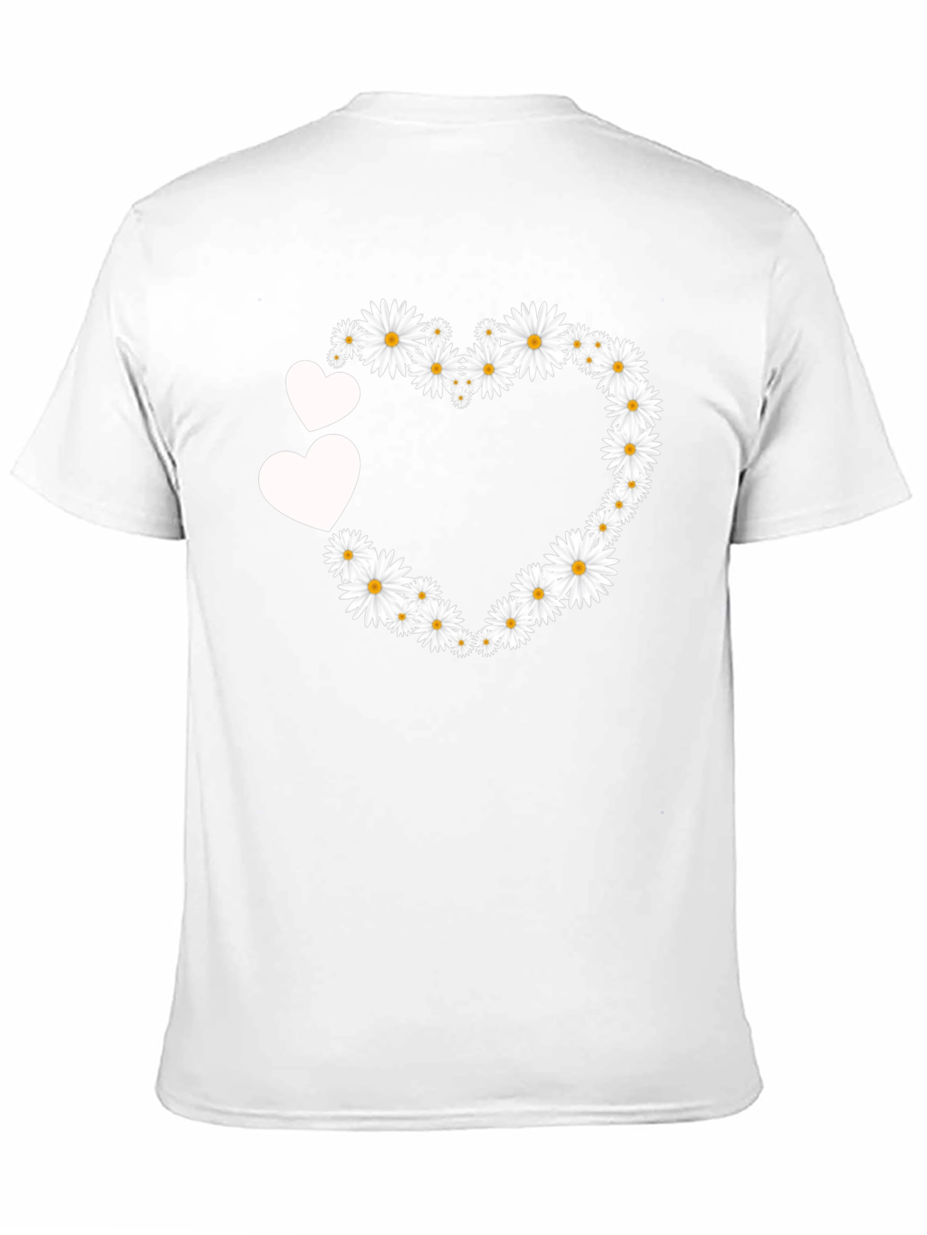 Floral Heart Tee - Cute Daisy Love T-Shirt