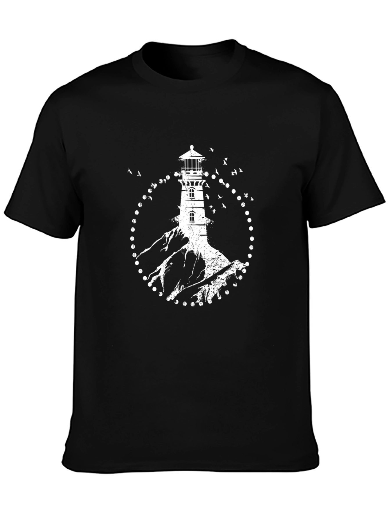 Lighthouse Graphic Tee - Black