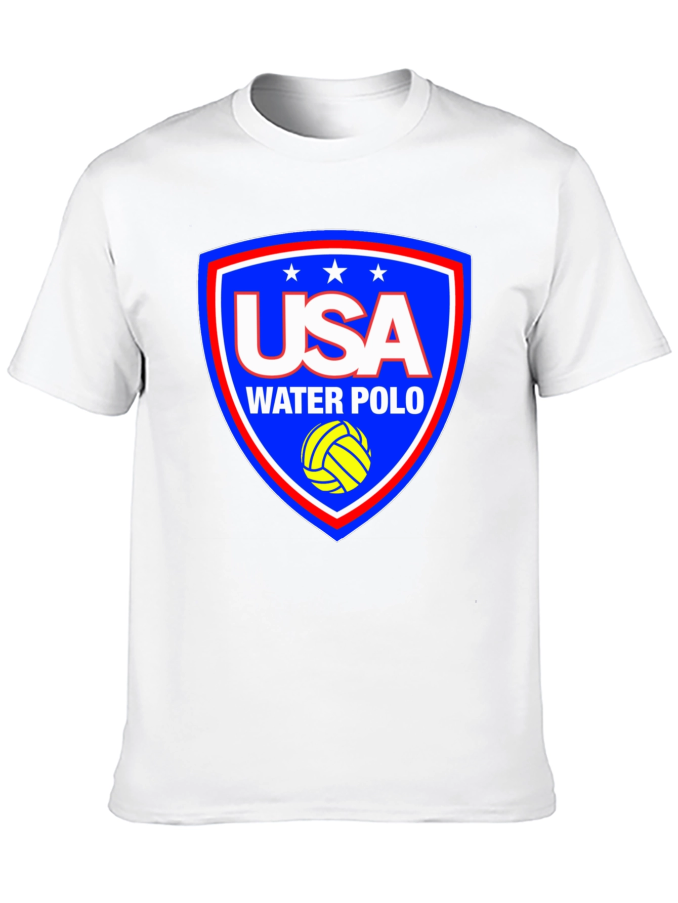 USA Water Polo T-Shirt - Patriotic Design