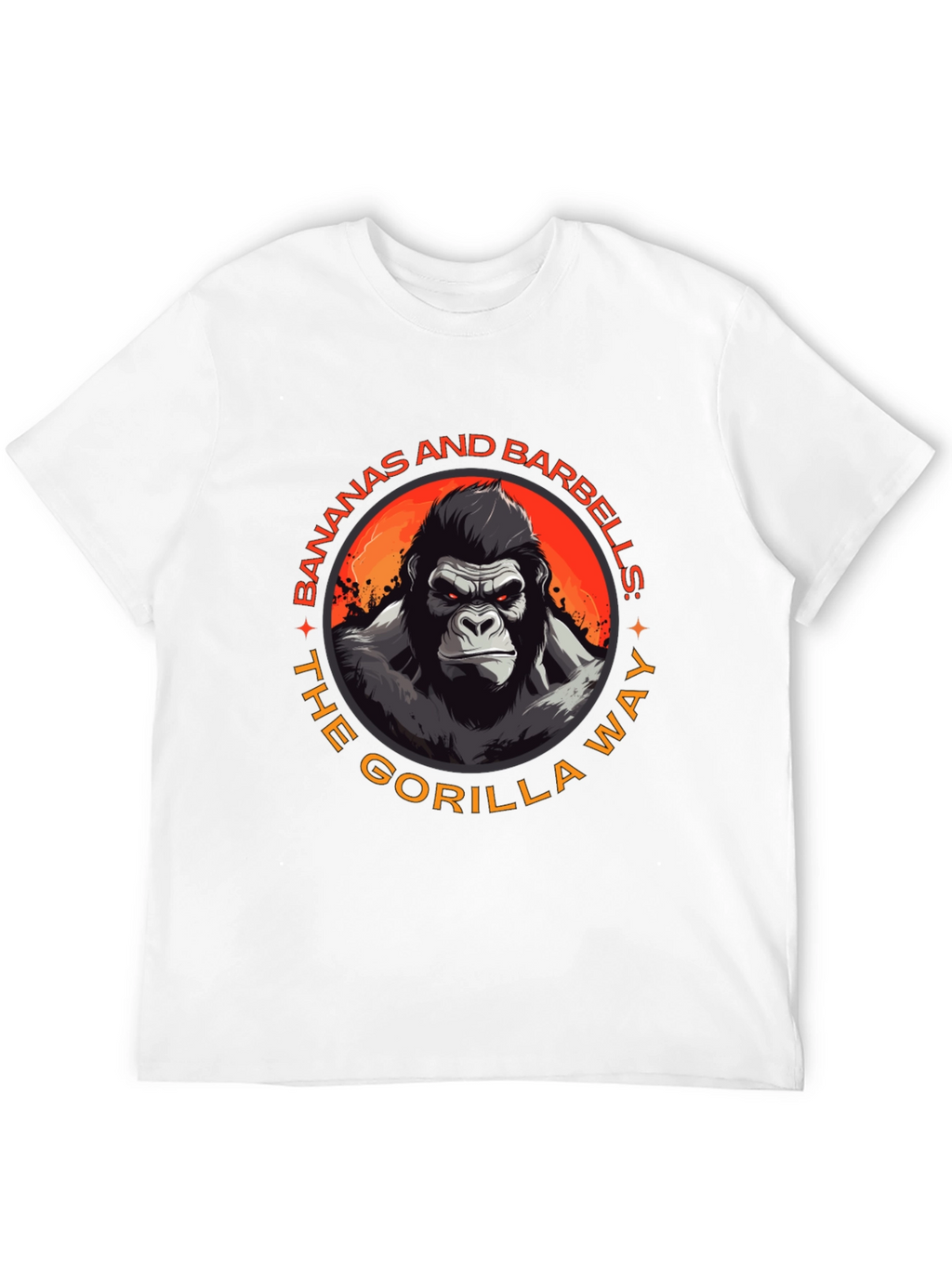 Gorilla Way T-Shirt: Bananas & Barbells Gym Wear
