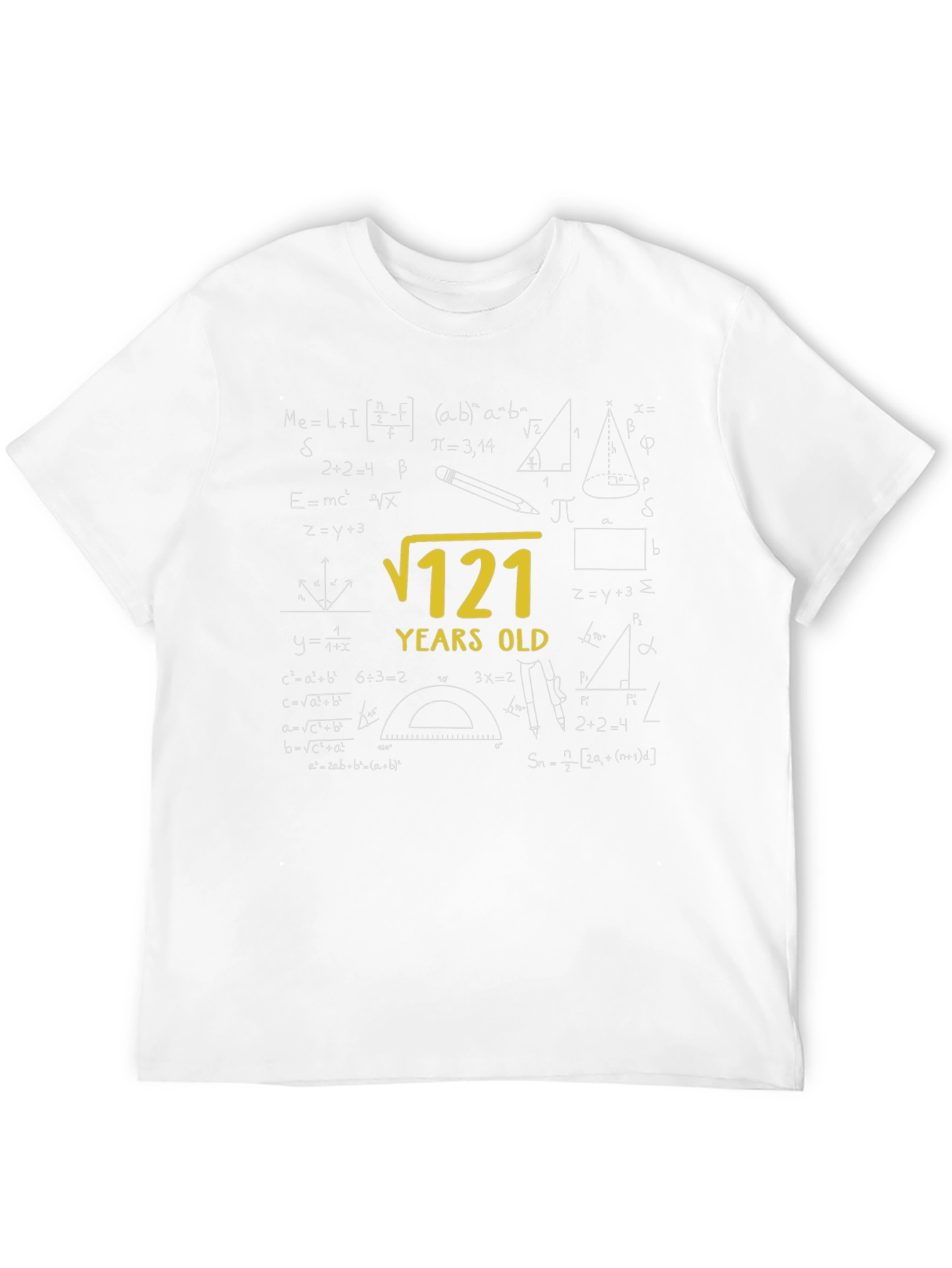 11 Years Old Math Equations Graphic Tee