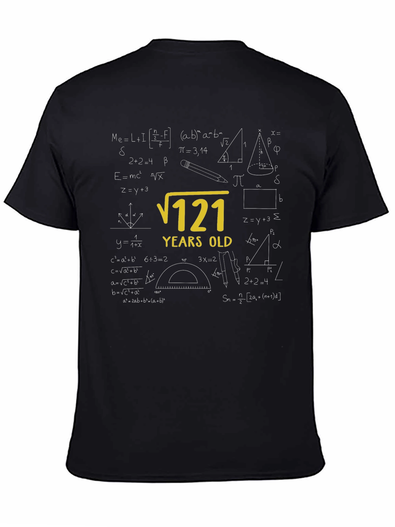 11 Years Old Math Equations Graphic Tee