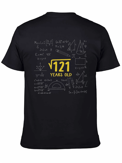 11 Years Old Math Equations Graphic Tee