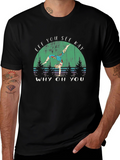 Eff You See Kay Yoga Black Graphic T-Shirt