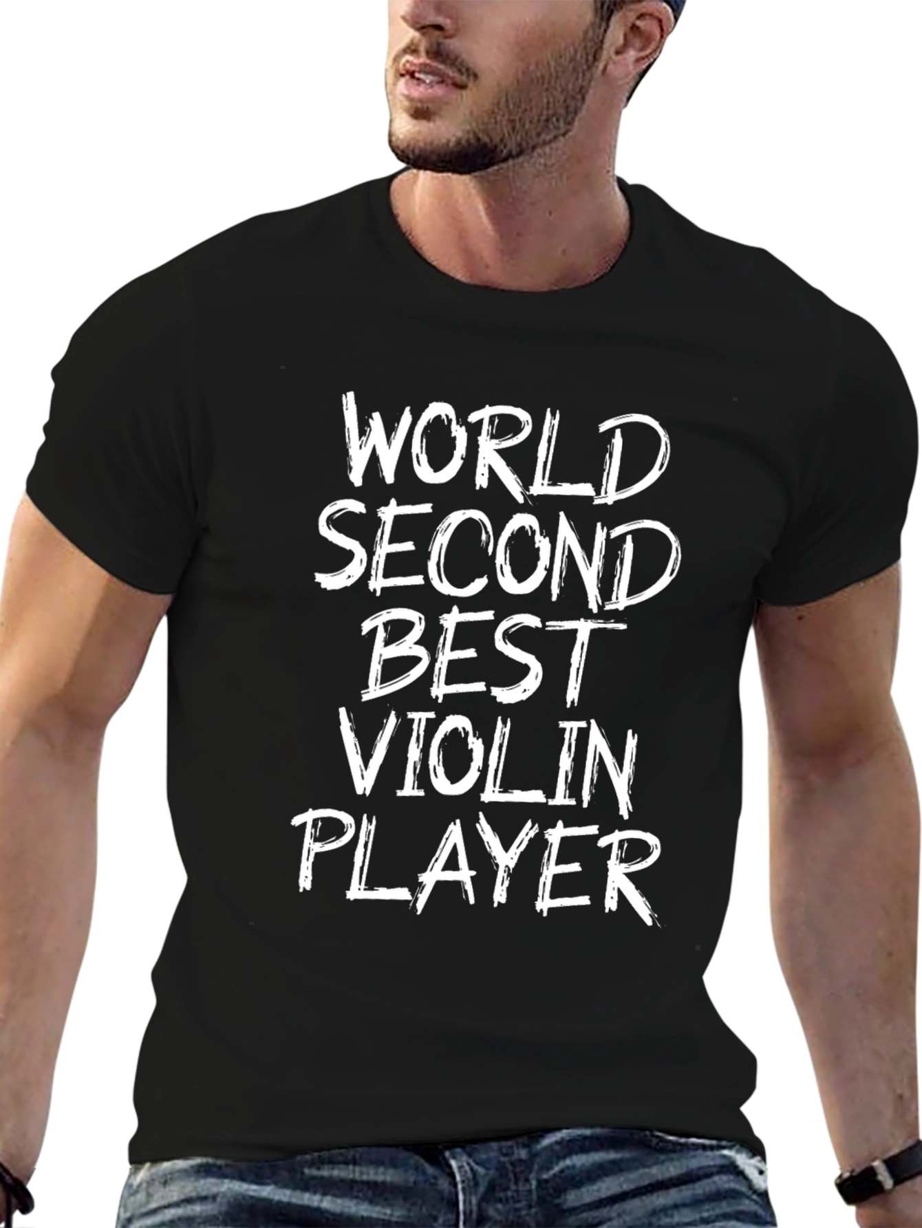 Worlds Second Best Violin Player Funny T-Shirt