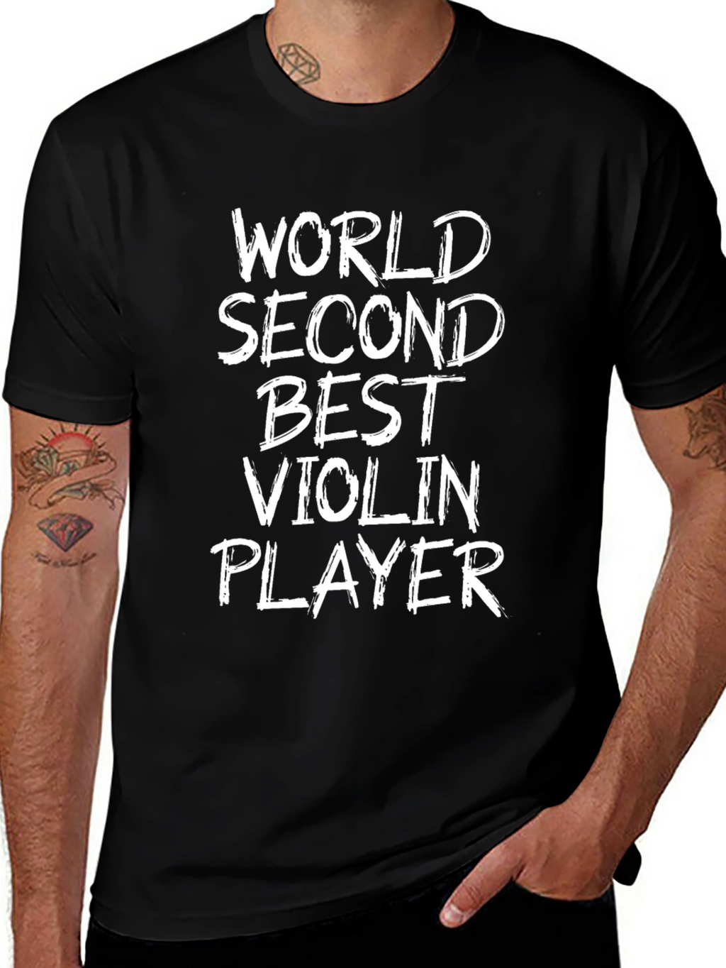 Worlds Second Best Violin Player Funny T-Shirt