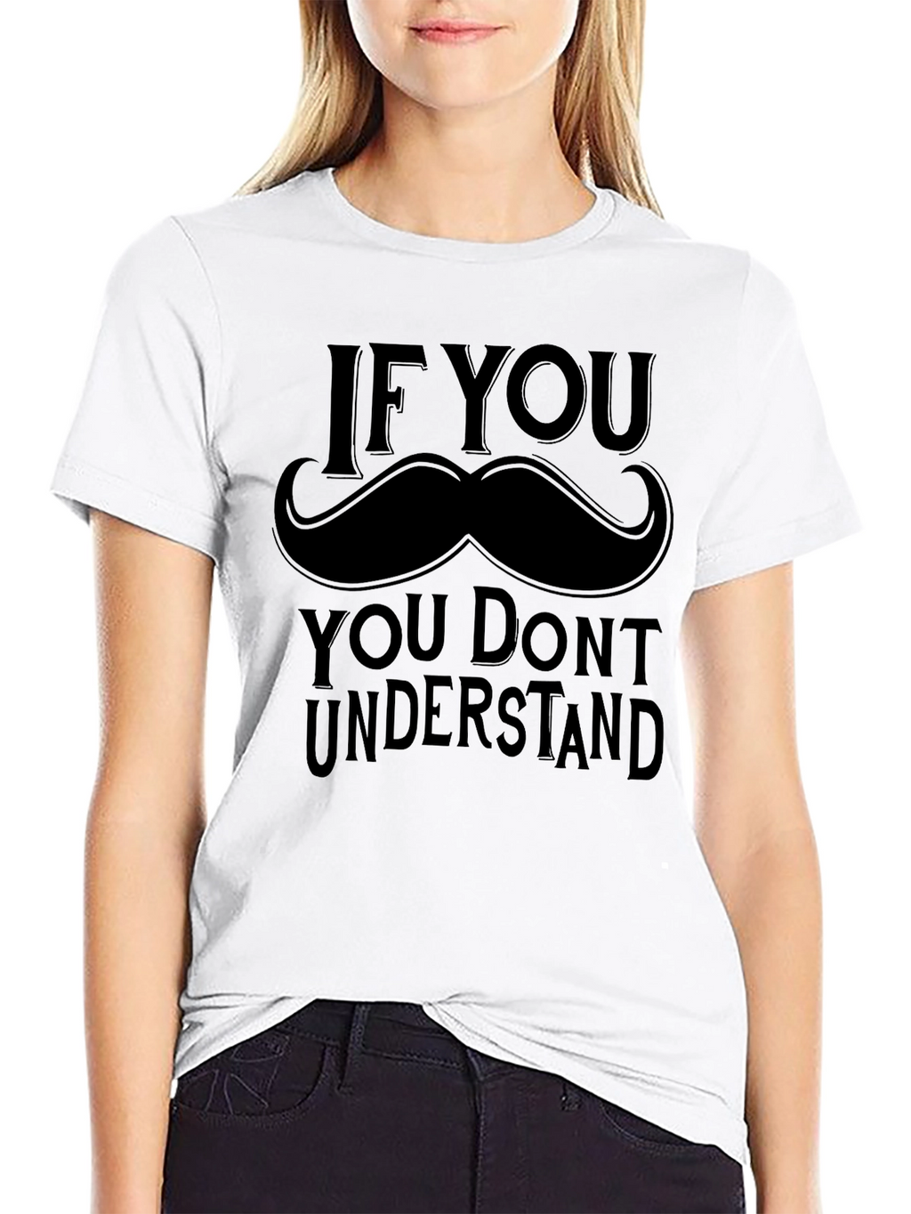 If You Mustache Funny Graphic Tee