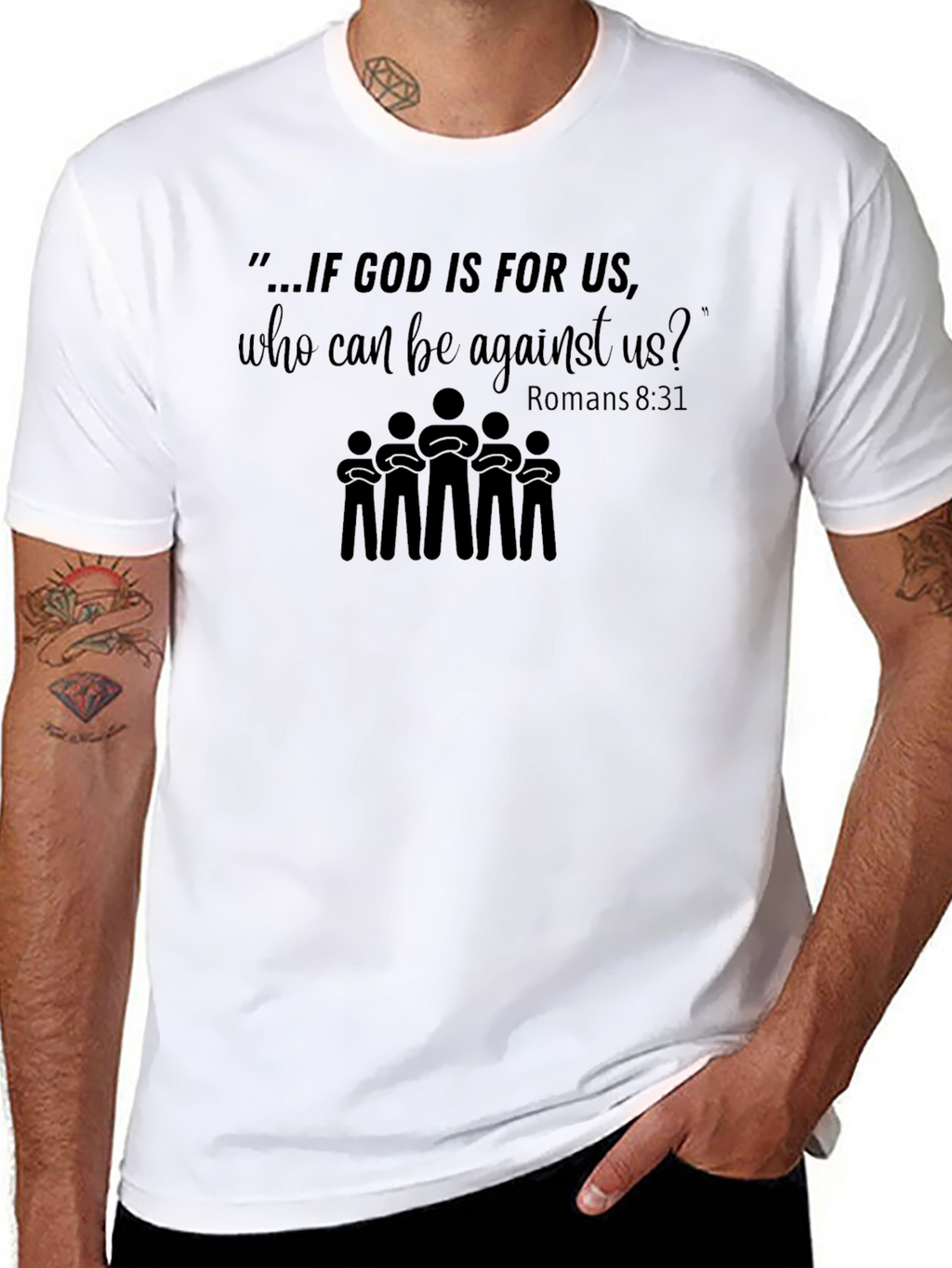 Faith-Based T-Shirt - Romans 8:31
