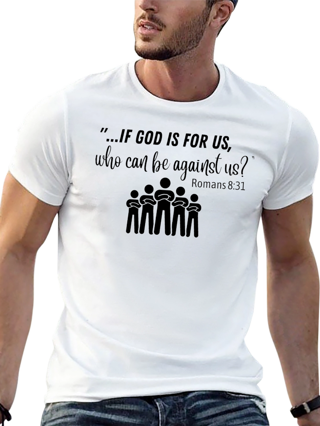 Faith-Based T-Shirt - Romans 8:31